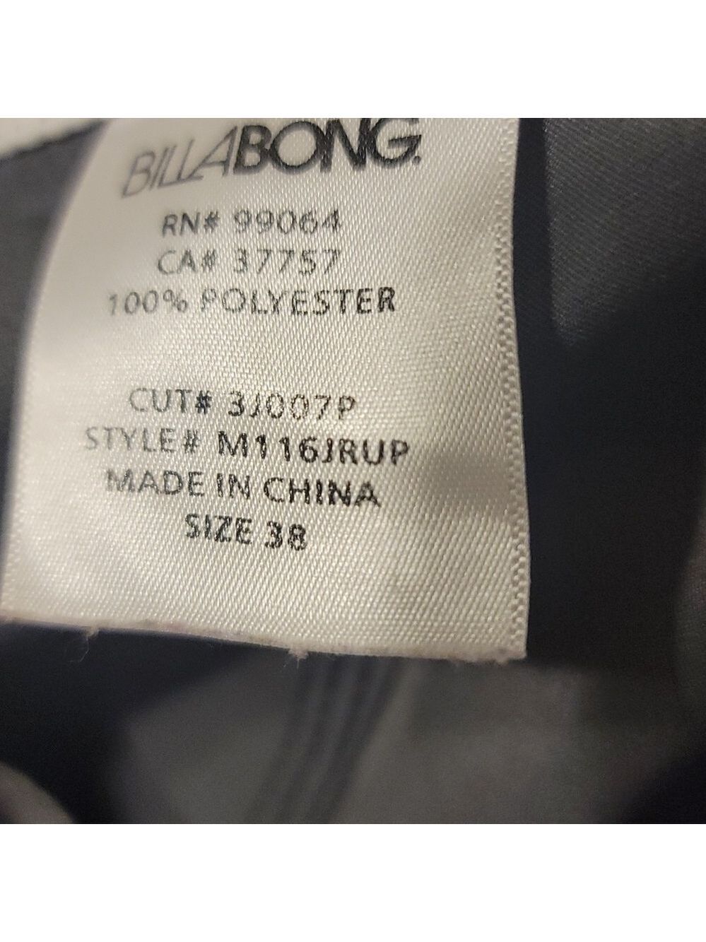 Billabong board swim shorts sz 38 - Picture 6 of 6